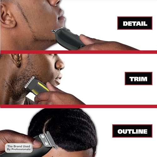 Wahl Edge Pro Bump Free Corded Beard Trimmer for Men Touch Up Trimmer & Grooming Detailer Kit – Perfect for Edging Beards, Mustaches, Hair, & Stubble, – Model 9686-300 - size: 1 Count (Pack of 1)