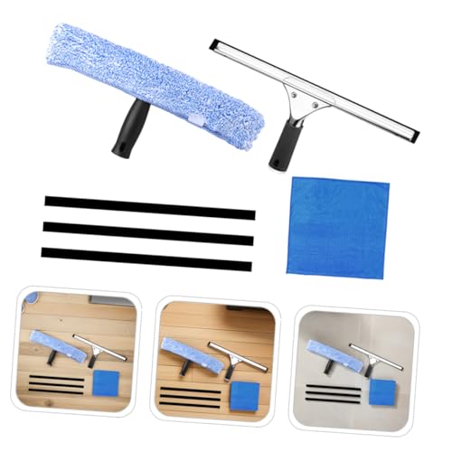 VALICLUD 1 Set Glass Wiper: Window Squeegee and Scrubber for Mirrors Windshields Bathroom Shower Doors - Window Cleaning Tools for Home Office Hotel