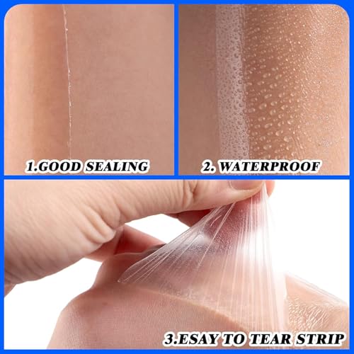 Shower Shield Catheter Cover,Shower Protector Dialysis Catheter Pd Picc Line Shower Cover Wound Bandage,Bathing Water Barrier Protector Non Adhesive Dressing (25pcs) (8 x 8 Inch) - size: 8 x 8 Inch