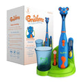 Brusheez Kids’ Electric Toothbrush Set - Safe & Effective for Ages 3+ - Parent Tested & Approved with Gentle Bristles, 2 Brush Heads, Rinse Cup, 2-Minute Timer, & Storage Base (Buddy the Bear) - color: Buddy the Bear