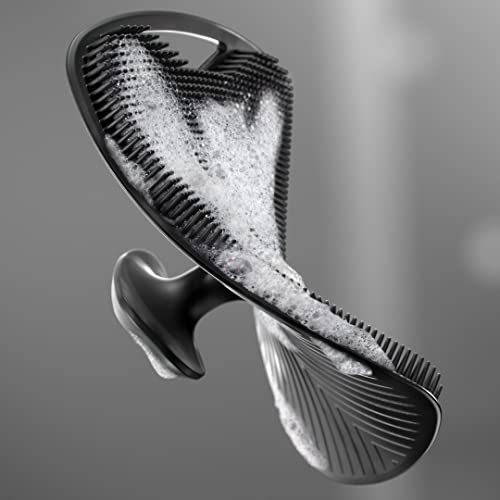 MANSCAPED® The Body Buffer Premium Silicone Scrubber for Nourishing, Cleaning & Exfoliating Your Skin - Lather Boosting Bristles with Ergonomic No-Slip Handle, Long-Lasting & Easy to Clean (1-Pack) - size: Body Buffer