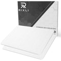 Diatomaceous Earth Stone Bathmat | Eco-Friendly XL Stone Bath Mat 18x24 Inch. Instant Dry Bathroom Mat with Sandpaper & Pads. Multiuse, Kitchen Counter & Dog Bowl Mat Arrow Style (2, White) - color: White