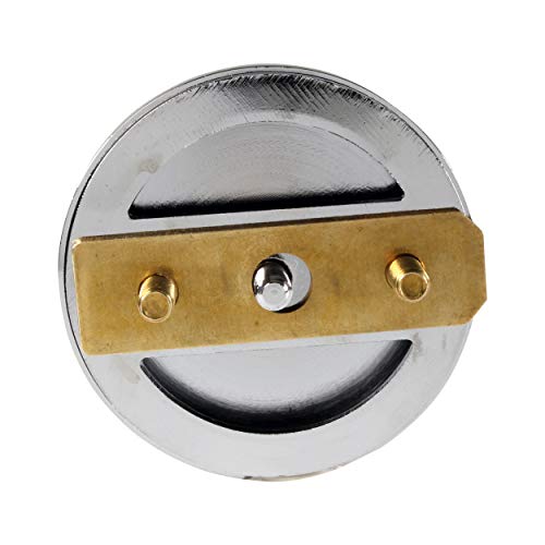Westbrass Foating No-Hole Overlfow Faceplate, Polished Nickel, D980R-05 - color: Polished Nickel, size: 1 Pack