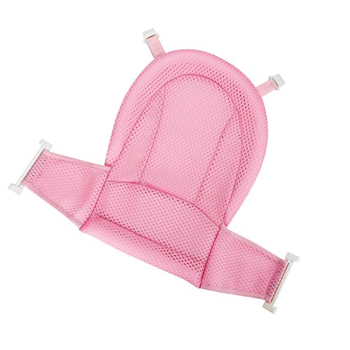 Baby Bath Support Mesh Pad Universal Bath Seat Net Soft Bathing Cushion Pad Mat Non-Slip Bath Seat Cushion Newborn Bath Tub Net Bath Floating Mesh Cushion for Baby Infant 0-3 Years Old (NO Bathtub)