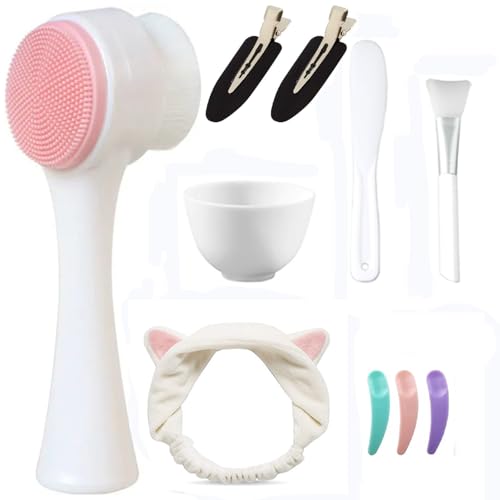 Face Mask Mixing Bowl Set- 10Pcs Face Skin Care Brush Tools for Makeup Routine