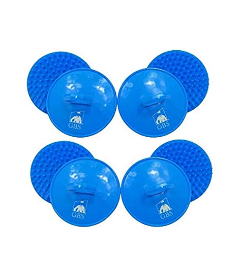 Shampoo Scalp Massage Brush (1 Blue Brush) 8 Pack - color: 8blue