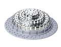 XAJOON Bathtub Drain Hair Catcher，Bathtub Protector Suitable for Bathroom Bathtub, Pop-Up Drains. (Patented Product) - color: Gray