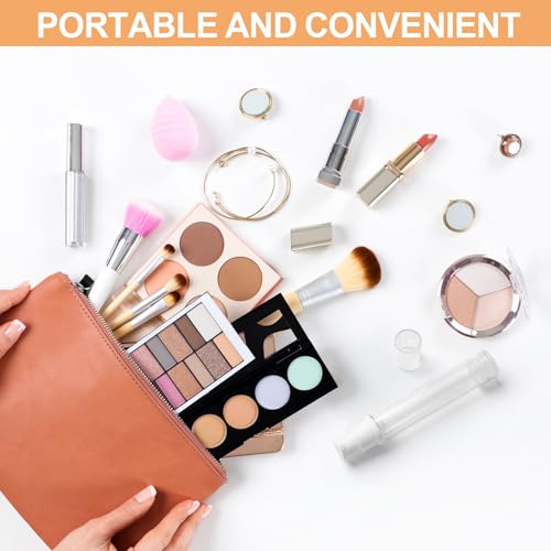 Zhehao 60 Pcs 15 ml Airless Pump Bottle Refillable Plastic Airless Vacuum Dispenser Travel Size Clear Cosmetic Sample Vial Container Jars for Lotion Cream Foundation Liquid Toiletries - size: 15 ml