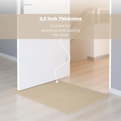 Cotton Paradise 100% Cotton Turkish Bathmat Rug, Soft Absorbent Quick Dry Non Slip, 20x34 Bathmat Rug, Beige - color: Beige, size: Cotton Bath Rug 20 x 34