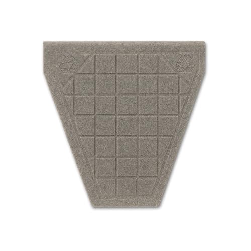 Guardian UPSAFECHES 20" x 20" Urinal Restroom mat- Case of 6. Chestnut tan Color. - color: Chestnut, size: 20" x 20"