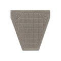Guardian UPSAFECHES 20" x 20" Urinal Restroom mat- Case of 12. Chestnut tan Color. - color: Chestnut, size: 20" x 20"