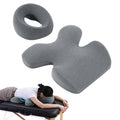 MABOZOO Face Down Massage Pillow, Face Down Pillow for Sleeping with Non-Slip Bottom, Home Head Cushion and Chest Cushion for SPA, Sleep (Gray) - color: Gray