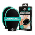 Dermasuri - Deep Exfoliating Glove - Korean Exfoliating Mitt & Body Scrubber - Keratosis Pilaris Treatment Scrub - Self Tanner Mitt & Ingrown Hair Exfoliator - Shower Gloves for Women & Men - (2 Pack) - style: 2 Piece Mitt