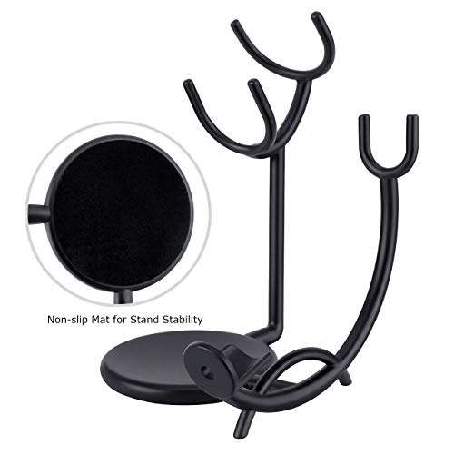 SANWA Grooming Shaving Kit for Men,Strong Razor and Brush Stand with Stainless Steel Shaving Soap Bowl,Dad Gifts,boyfriend Gifts,Husband Gifts for Him - color: Black Stand Bowl