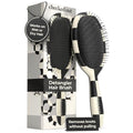 FRAMAR Checkered Print Hair Brush Detangler – Wet Hair Brushes For Women, Womens Hair Brush, Black and White Checkered Hair Accessories, Hairbrush For Women, Cepillos Para Cabello – Detangle Brush - color: Checkered