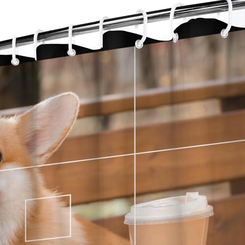 Personalized Shower Curtain Set Custom Photo Shower Curtains Modern Minimalist Home Bathroom Curtain Decor with 12 Hooks 72 Inch Wide * 72 Inch High - color: 4 Photo-2, size: 72"W x 72"L (Pack of 1)