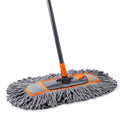 CLEANHOME Microfiber Dust Mop for Hardwood Floor Cleaning, Dry and Wet Baseboard and Floor Duster, Household Cleaning Tool for Kitchen, Bathroom