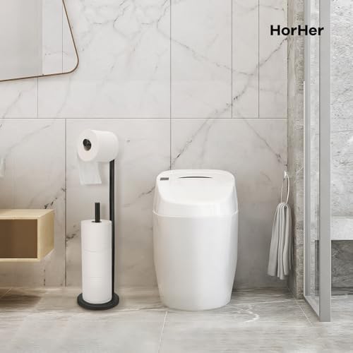 Toilet Paper Holder Stand, Toilet Paper Holder Free Standing, Toilet Paper Stand, Black Galaxy Toilet Paper Storage, Rustproof Bathroom Toilet Paper Holders for 4 Rolls - color: Black Galaxy