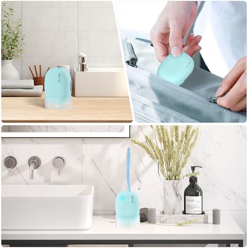 YourMate Rechargeable Toothbrush Sanitizer Case Travel Toothbrush Covers with Holder for Household and Traveling or Business Trip Blue - color: Blue