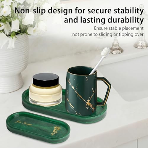 Key Tray For Entryway Table - Counter Tray(Green) - color: Green