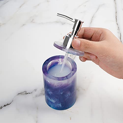 NiArt 5PCS Polished Chrome Plastic Soap Dispenser Bottle Replacement Pumps for DIY Resin Casting Mold, Rustproof Standard 28/400 26-28mm/1.02-1.10in Neck Bottles Essential Oil/Shampoo/Hand Soap/Lotion