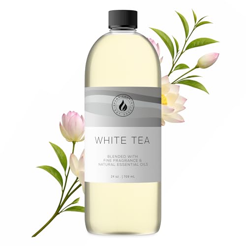 Aroma Country White Tea Luxury Diffuser Oil Refill (24 Fl Oz) | Hotel-Inspired • Long-Lasting Home Fragrance • for Aromatherapy, Reed Diffusers, Diffuser Machines & Room Sprays - size: 24 Fl Oz (Pack of 1)