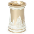 Jay Franco Harry Potter Toothbrush Holder - Gold Resin Pencil Holder Features Hogwarts Castle - Bathroom Storage - color: Gold - Harry Potter