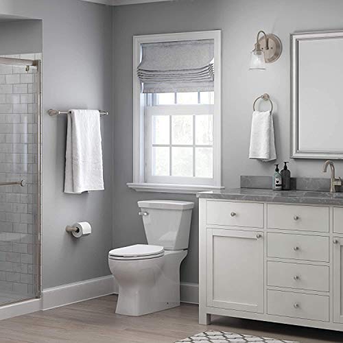 Franklin Brass 3-Piece Satin Nickel Bathroom Set Towel Rack, Ring, Toilet Paper Holder| Kinla Bath Accessories - color: Satin Nickel, style: 3-Piece Bath Accessory Set