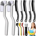 11Pcs Crevice Cleaning Brush Set, Grout Cleaner Brush for Deep Cleaning Gap, Hard Bristle Scrub Brushes Tools, Cleaning Supplies for Household Use, Bathroom, Kitchen, Toilet, Window