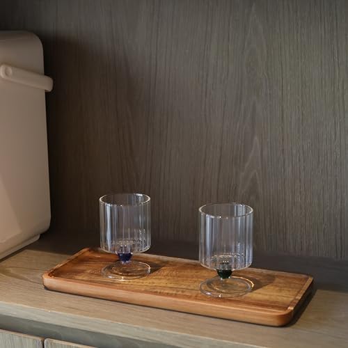 Bathroom Vanity Tray, Bathroom Tray for Counter, Toilet Tank Tray, Wood Bathroom Tray for Organizing and Home Decor (13.8 x 6 x 0.8 inch) - size: 13.8" x 6" x 0.8"