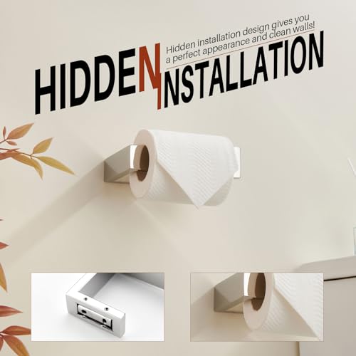 KOKOSIRI Toilet Paper Holder Chrome for Kitchen Bathroom Washroom Toilet Roll Holder Hold Mega Rolls Wall Mounted Polished Stainless Steel B2009CH - color: Polished Chrome