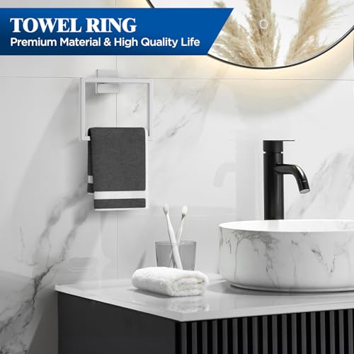 10-Pieces Brushed Nickel Bathroom Accessories Set, Bath Towel Bar Set, SUS 304 Stainless Steel Bathroom Hardware Set, Towel Holder, Towel Racks for Bathroom Wall Mounted - color: Brushed Nickel-10pcs