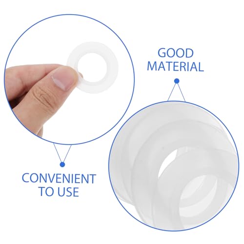GLEAVI 10pcs O-Ring Gasket Washer Set Silicone Basin Sealing Ring Bath Drain Tub Stopper Gasket Tub Spout Spout Cover Kitchen Sink Strainer Washer for Bathroom Sink Drain Bath Overflow