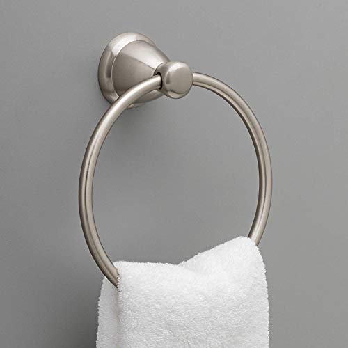 Franklin Brass 3-Piece Satin Nickel Bathroom Set Towel Rack, Ring, Toilet Paper Holder| Kinla Bath Accessories - color: Satin Nickel, style: 3-Piece Bath Accessory Set