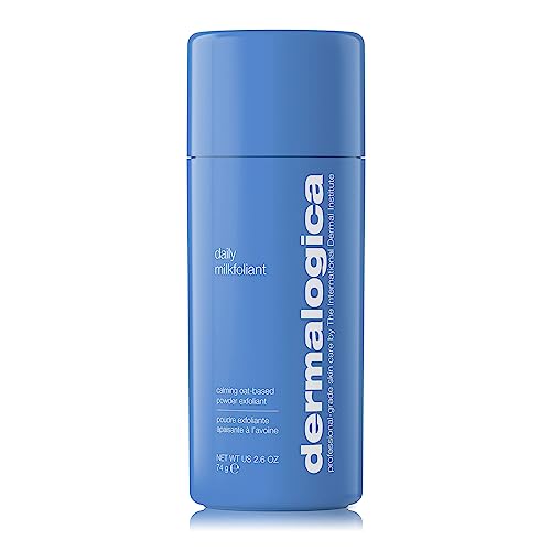 Dermalogica Daily Milkfoliant, Face Exfoliator, Powder Scrub Exfoliant with AHA and BHA - Calming, Polishing and Hydrating Skin, Oat-Based, Vegan Product - size: 2.6 Ounce (Pack of 1)
