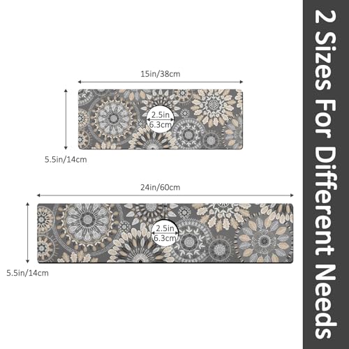 24" X 5.5" Kitchen Sink Splash Guard Faucet Mat Mandala Super Absorbent Fast Drying Faucet Guard & Draining Mat Sink Splash Guard Behind Faucet for Kitchen, Bathroom - size: 24" x 24"