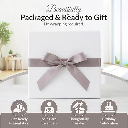 Luxury Spa Gifts for Women, Pamper Self Care Gift Set with Shower Steamers, Body Scrub, Candle & Gua Sha, Birthday, Bridal Shower & Thank You Gifts - color: Birthday