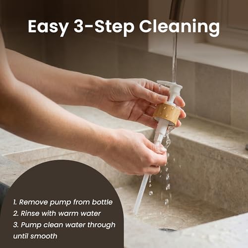 MaisoNovo Glass Dish Soap Dispenser for Kitchen Set of 2-16.9oz Clear Dish and Hand Soap Dispenser Set for Kitchen - Clear Glass Bottles x 2 with White Bamboo Pumps & Tray - color: Clear Bottles/White Bamboo Pumps