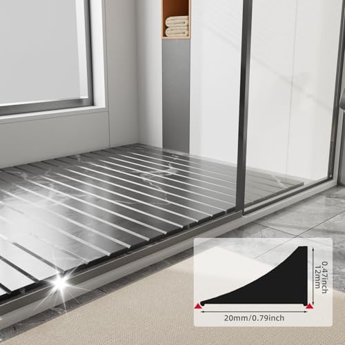 118inch Water Guard for Kitchen Sink，Silicone Rubber Kitchen Splash Guard, Corner Water Retaining Dam Strip for Countertop,Shower, Bathroom，Self Adhesive Caulk Seal Strip Edge Trim (Grey) - color: Gray, style: 118 Inch