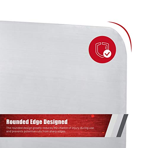 DuraSteel Stainless Steel Sink Splash Guard - 17" x 12" Wall Mount Commercial Kitchen Shield - Kitchen Safety & Hygiene Cooking Splatter Screen - Ideal for Hand Sinks, Prep Sink, Utility Sink - size: 17 x 12 inch Wall Mount