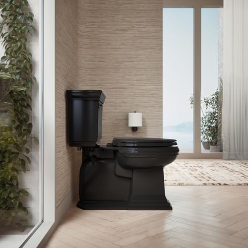 KOHLER CACHET® Nightlight Soft Close Toilet Seat Elongated, ReadyLatch®, Grip-Tight Hardware, Black - color: Black, size: Elongated