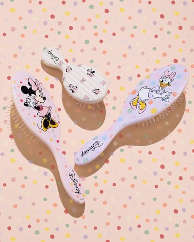 Wet Brush Original Detangling Hair Brush, Hello Disney Minnie Mouse - Ultra-Soft IntelliFlex Bristles - Detangler Brush Glide Through Tangles With Ease For All - For Women, Men, Wet & Dry Hair - color: Minnie