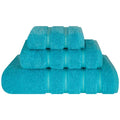 American Soft Linen 100% Cotton Luxury Turkish Towels, 3 Piece Towel Set | Soft Absorbent Quick Dry OEKO Tex Standard 100 Certificated Durable Machine Washable Breathable Premium Hotel Quality - color: Aqua Blue, size: 3PC (BT + HT + WC)