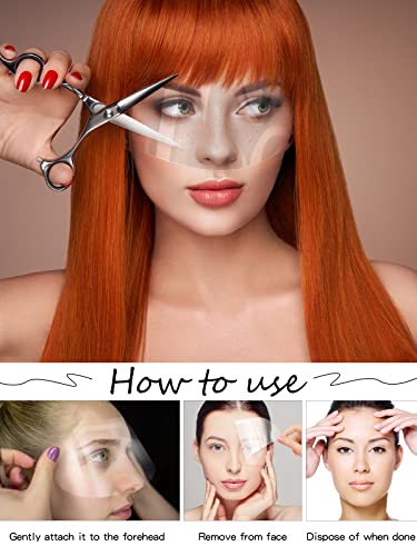 EBANKU Shower Face Shield Eyebrow Eyelash Shield Visors 100 PCS Waterproof | Eyebrow Eyelash Protector Cover for Shower, Face Shields for Hairspray, Eye Eyelid Surgery Aftercare, Strong Adhesive,Plastic - style: 100 Count