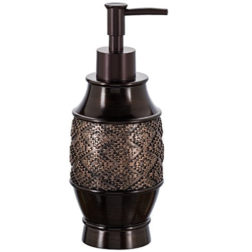 Creative Scents Dublin Brown Bathroom Accessories Set 6 Pieces - style: 6 Piece Set
