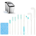 Ice Maker Cleaning Brush Set, 10 Ice Machine Cleaner Tools with 1 Pcs Scrub Sponge and 9 Pcs Gap Brush Sets