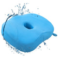 Idle Hippo Hot Tub Booster Seat, 4D Air Mesh Hot Tub Pillow with Powerful 6 Non-Slip Suction Cups, Ergonomic Booster Cushion, Quick Dry Spa Pillow for Indoor Outdoor Hot Tub-Blue - color: Blue