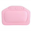 Bath Pillow, Bathtub Head Neck Support, Soft Foam Padded Spa Tub Headrest Back Shoulders Support Cushion Bathroom (Pink) - color: Pink