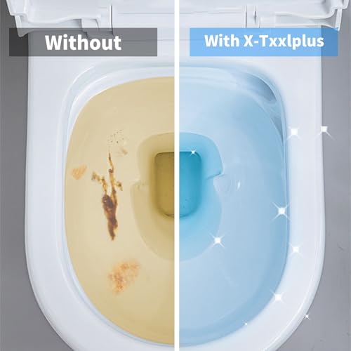 Automatic Toilet Bowl Cleaner with Unique Retrieval Rope - 2000 Flushes | Long Lasting Toilet Tank Cleaner, Blue Water Stain Remover and Deodorizer, Safe for Septic Systems, 1 Pack (90 Days)