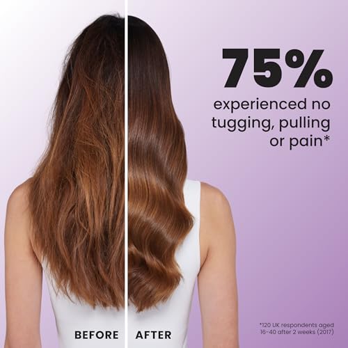 Tangle Teezer Ultimate Detangler Brush, Straight to Wavy, Fresh Purple | Patented two-tier, regular-flex teeth reduce breakage & split ends on wet or dry hair; Shower-friendly hairbrush for all ages - color: Fresh Purple